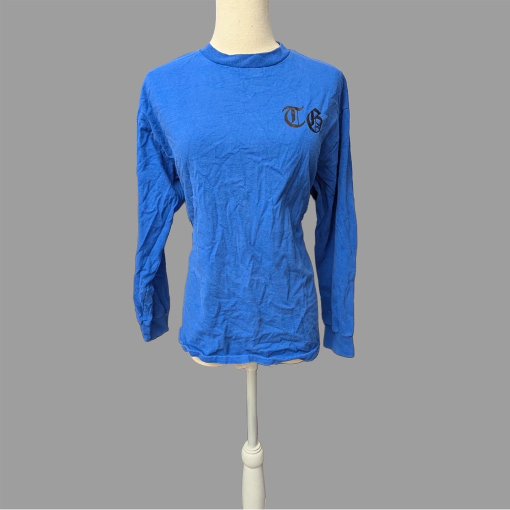 Alstyle Blue Long Sleeve Tee